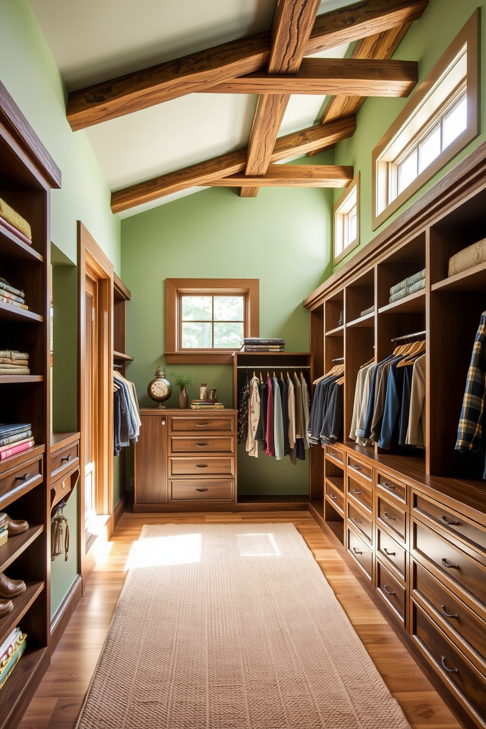 Green Walk In Closet Design Ideas 26