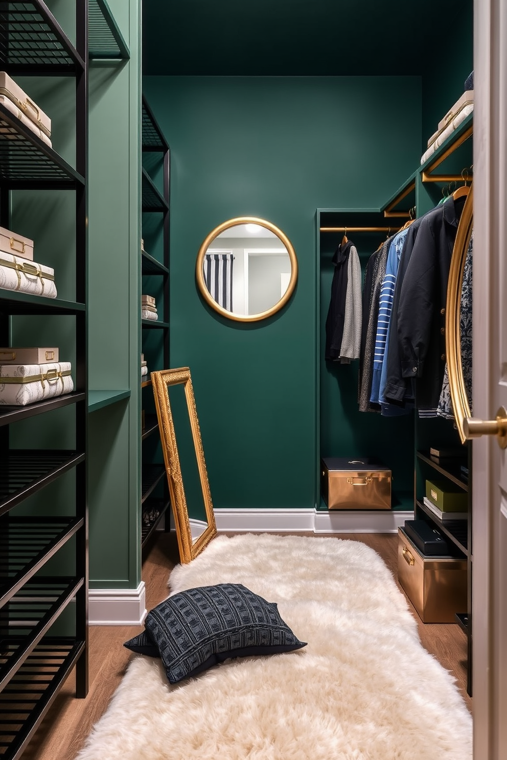 Green Walk In Closet Design Ideas 29