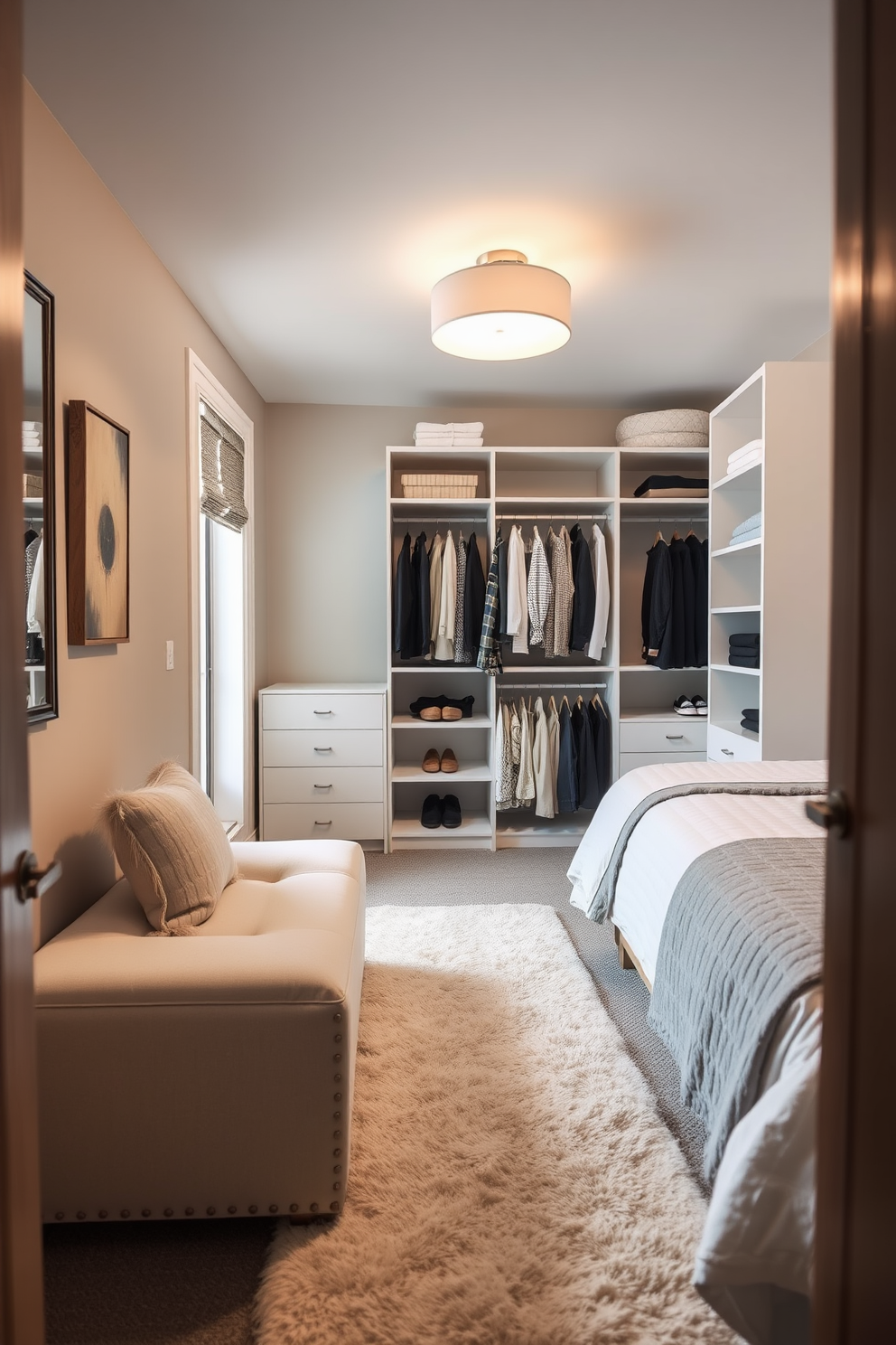 Guest Bedroom Walk In Closet Design Ideas 16