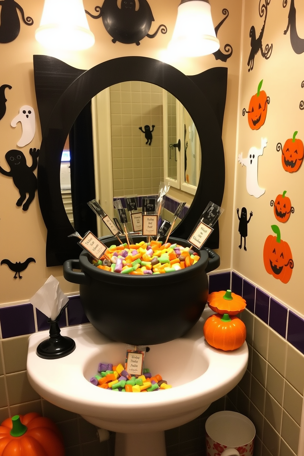 Halloween Bathroom Decorating Ideas 16