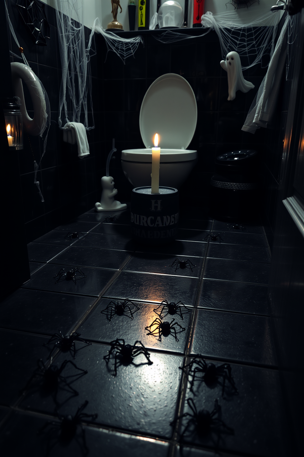 Halloween Bathroom Decorating Ideas 27