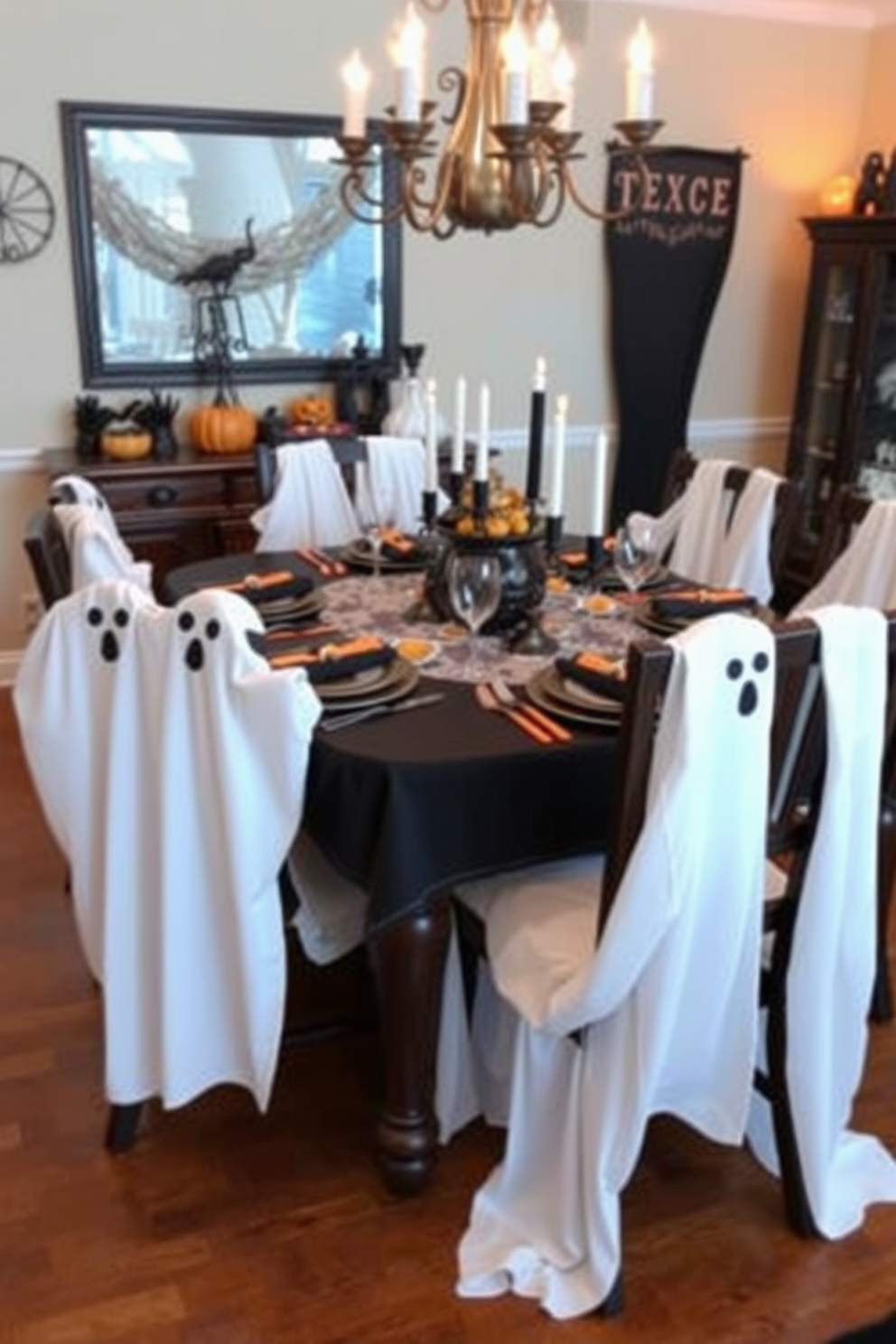 Halloween Dining Room Decorating Ideas 22