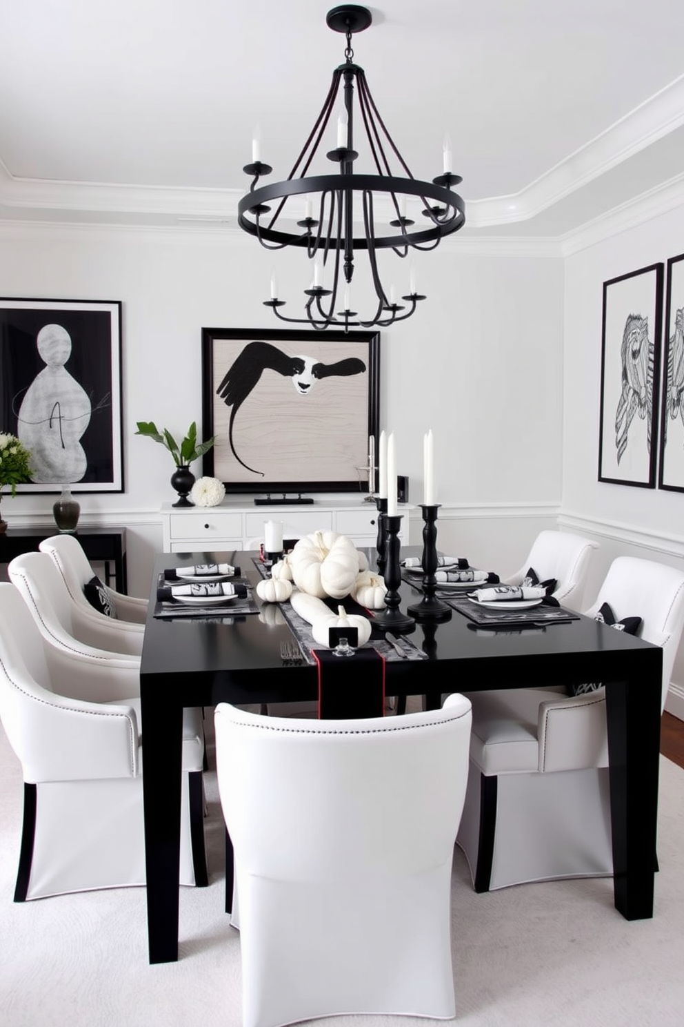 Halloween Dining Room Decorating Ideas 30