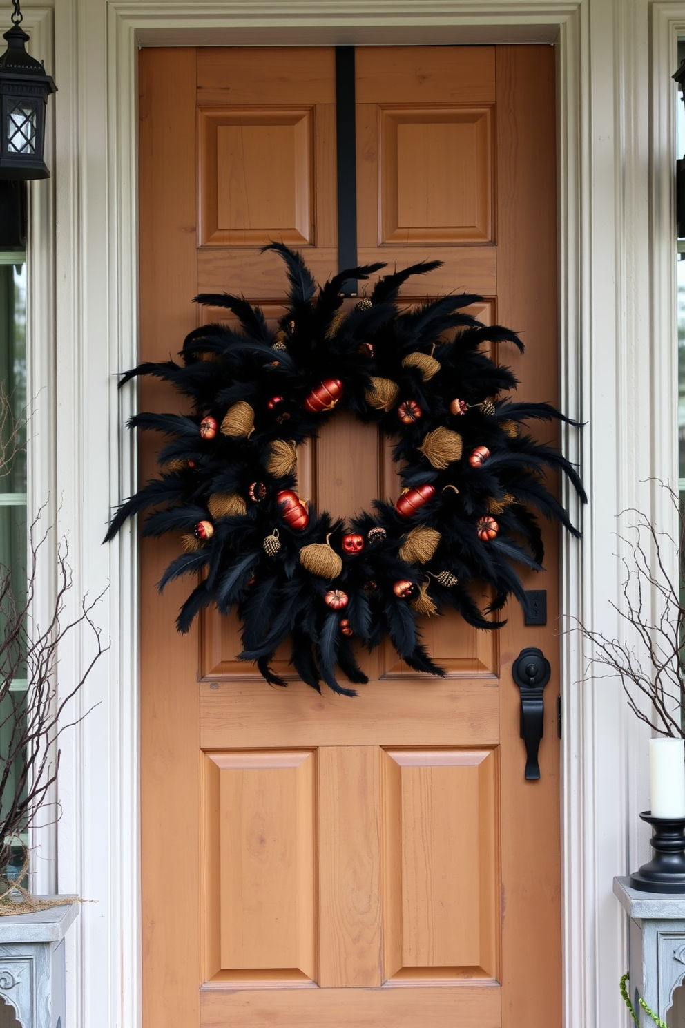 Halloween Entryway Decorating Ideas 14