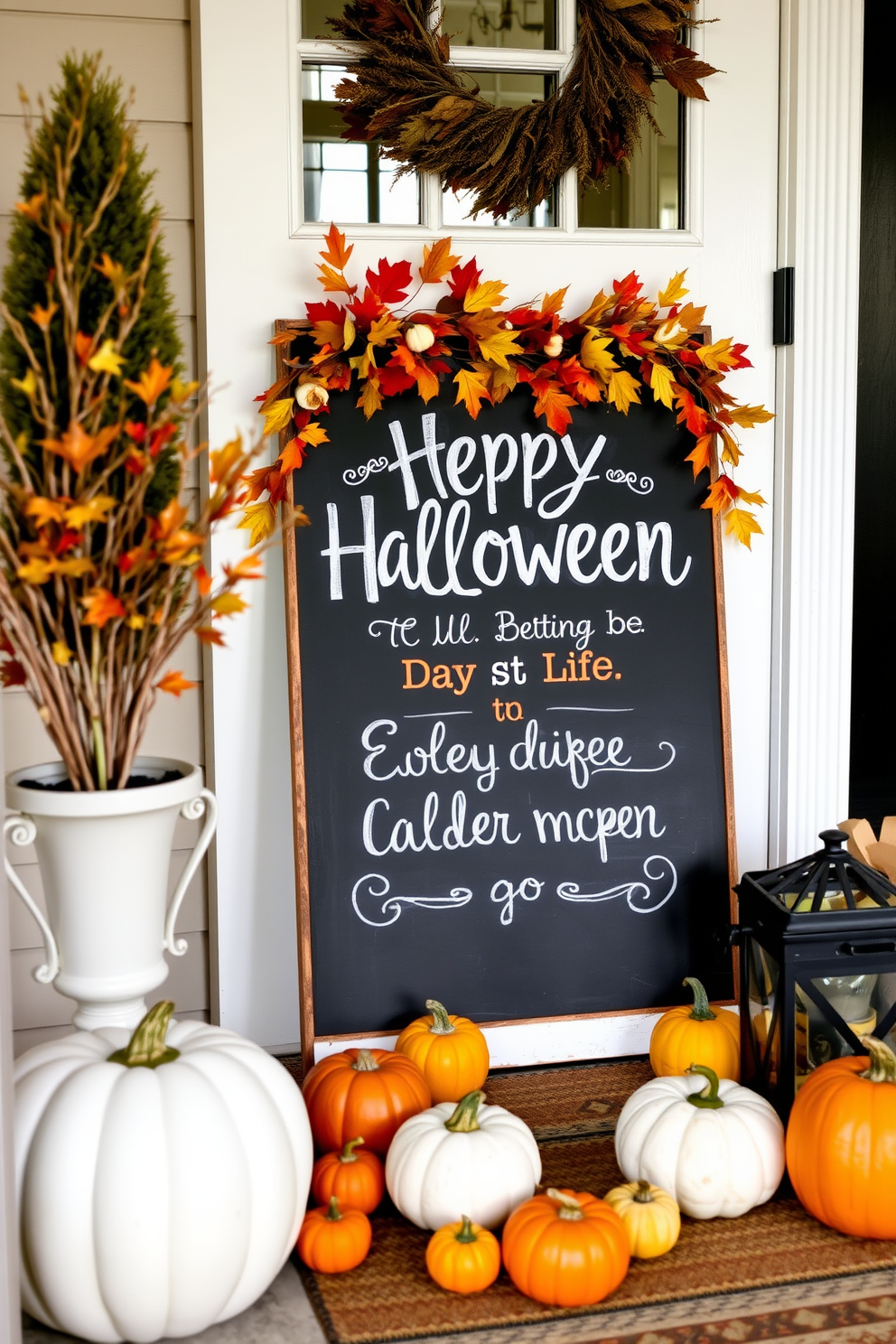 Halloween Entryway Decorating Ideas 15