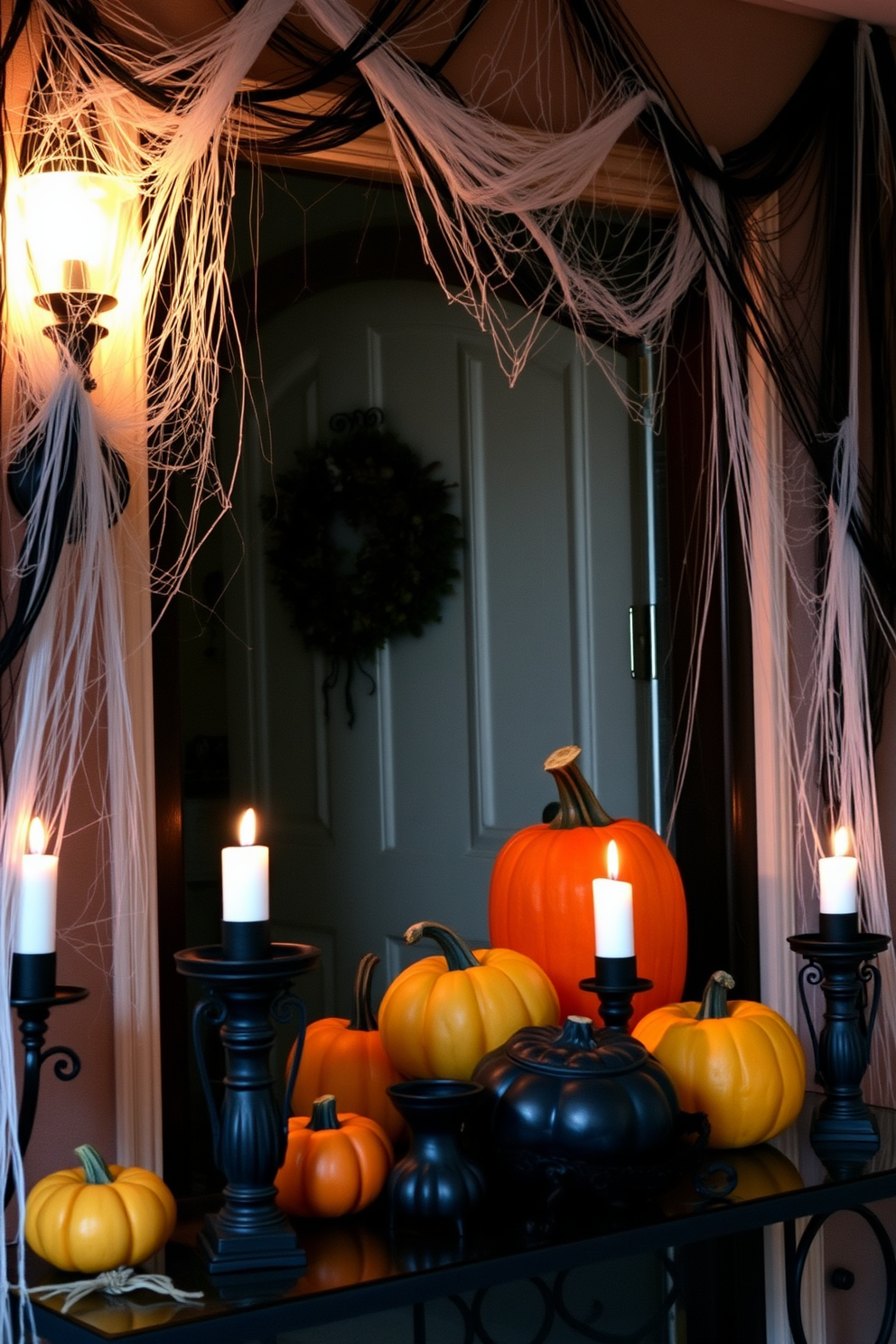 Halloween Entryway Decorating Ideas 16