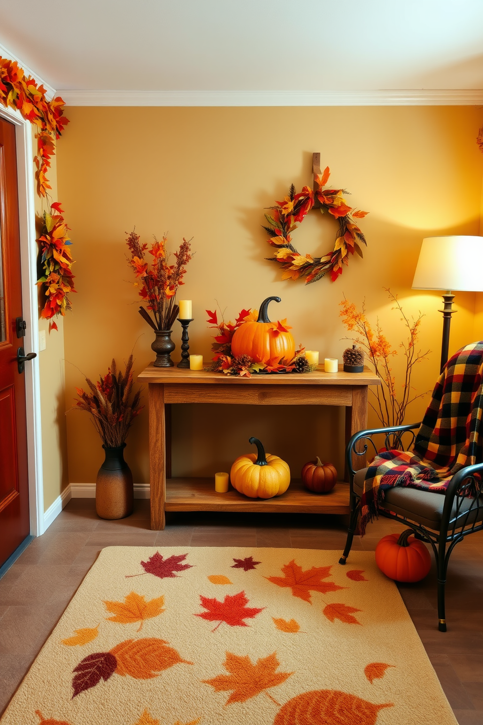 Halloween Entryway Decorating Ideas 19