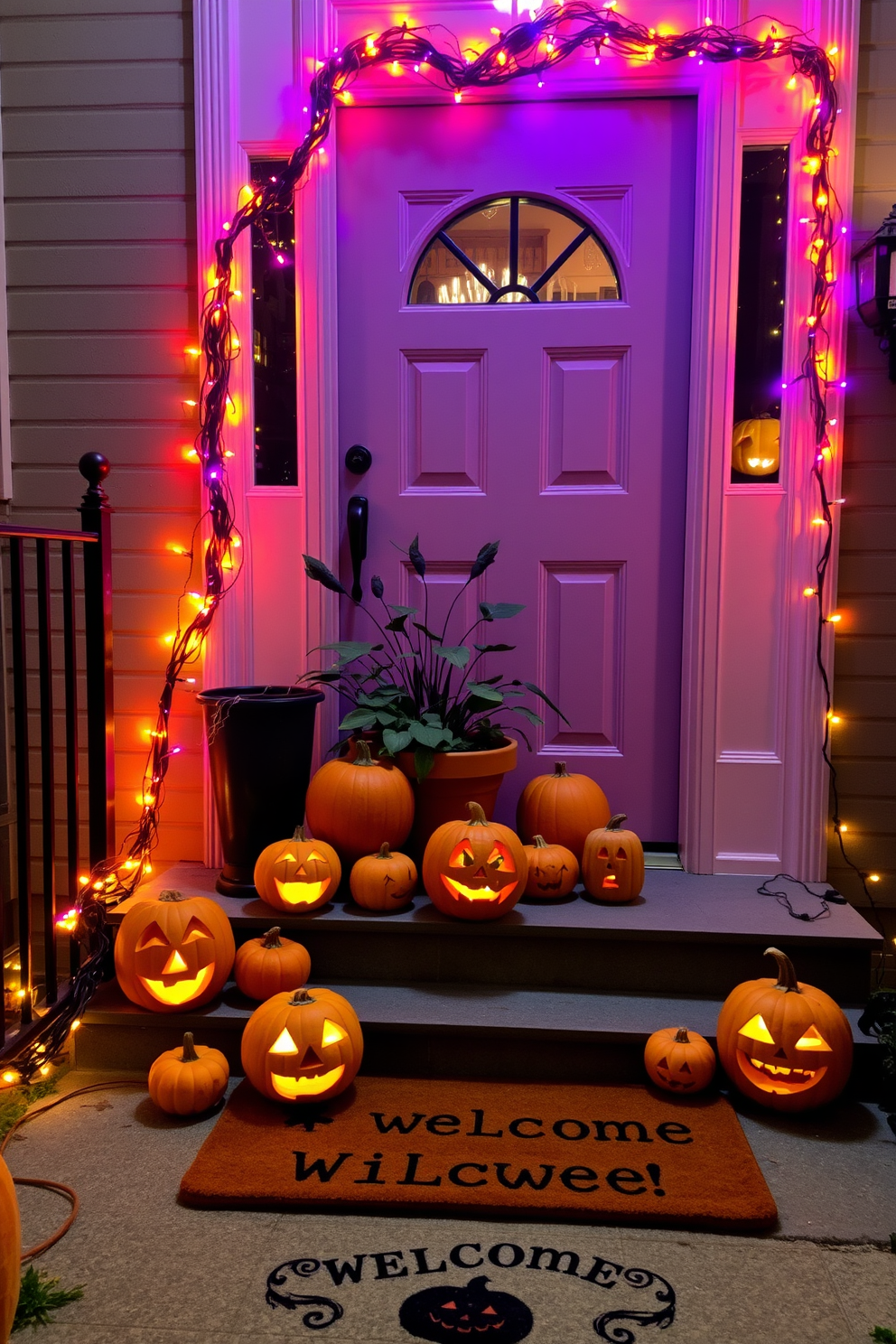 Halloween Entryway Decorating Ideas 21