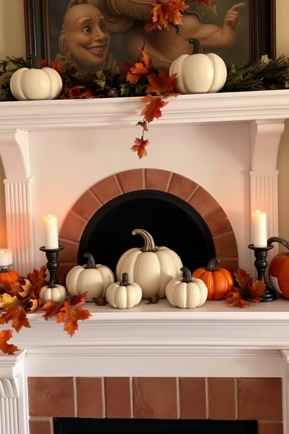 Halloween Fireplace Decorating Ideas 30