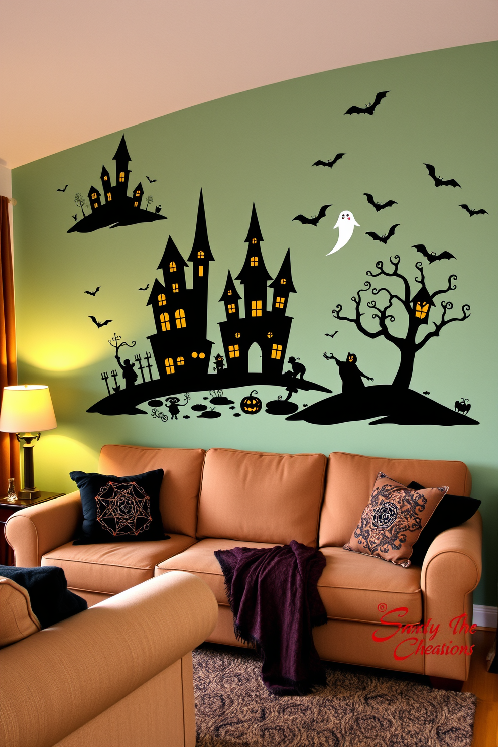 Halloween Living Room Decorating Ideas 16