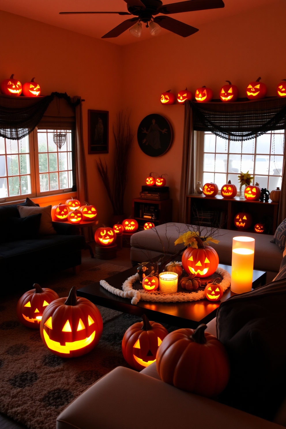 Halloween Living Room Decorating Ideas 19