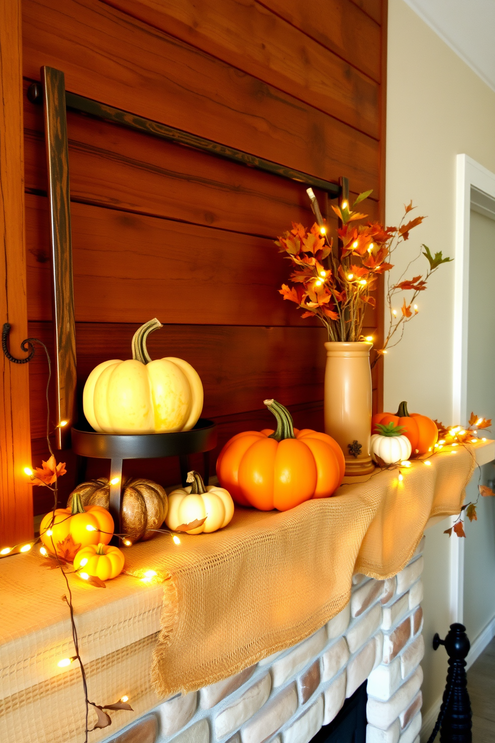 Halloween Mantel Decorating Ideas 13