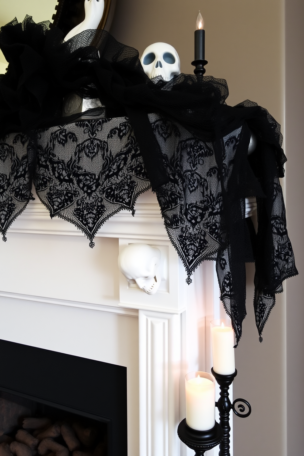 Halloween Mantel Decorating Ideas 2