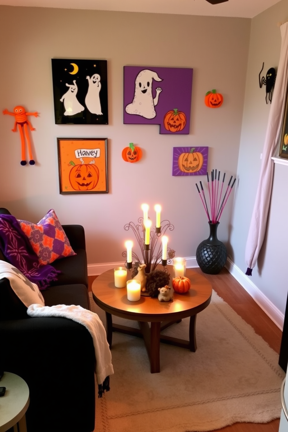 Halloween Small Living Room Decorating Ideas 11