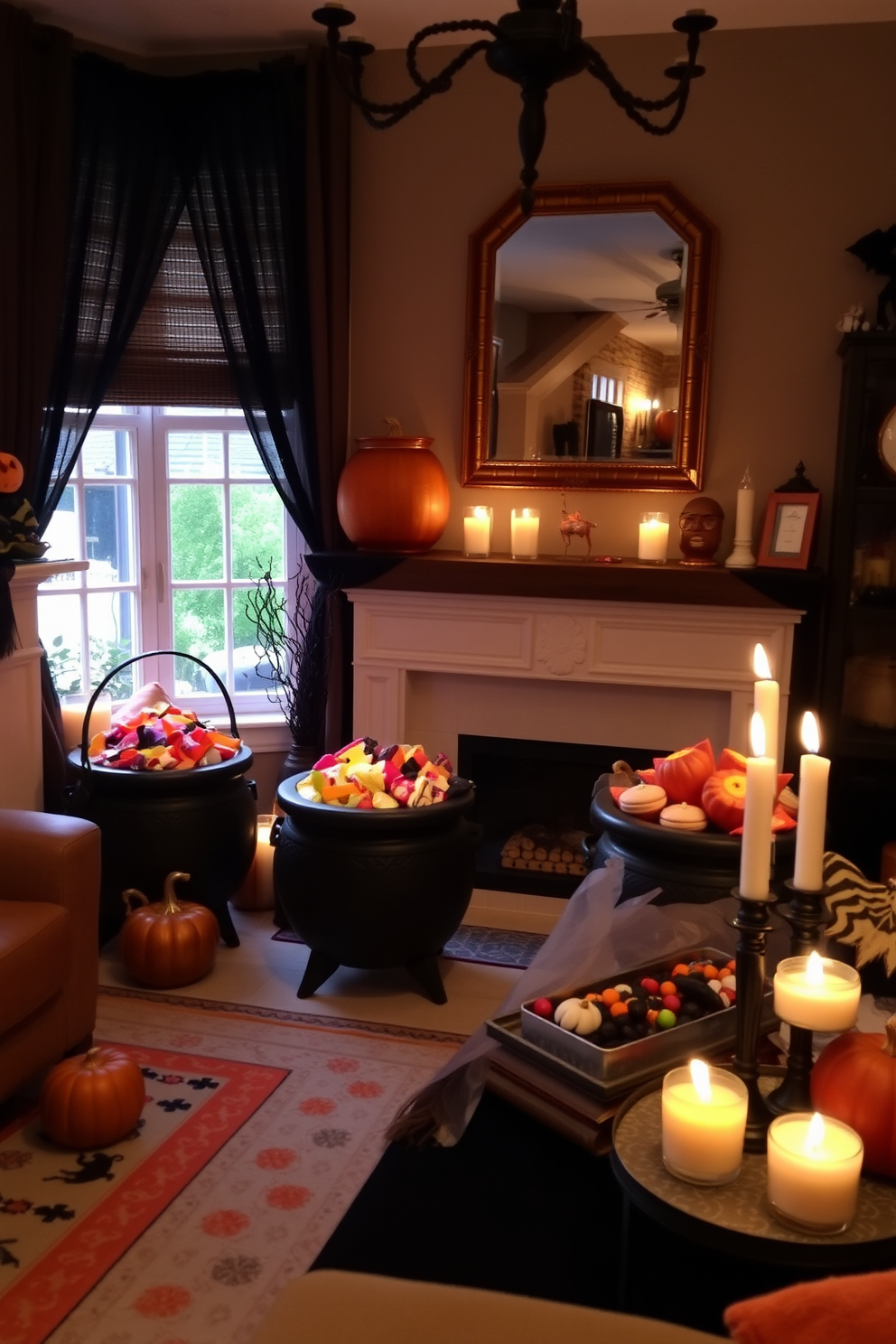 Halloween Small Living Room Decorating Ideas 15