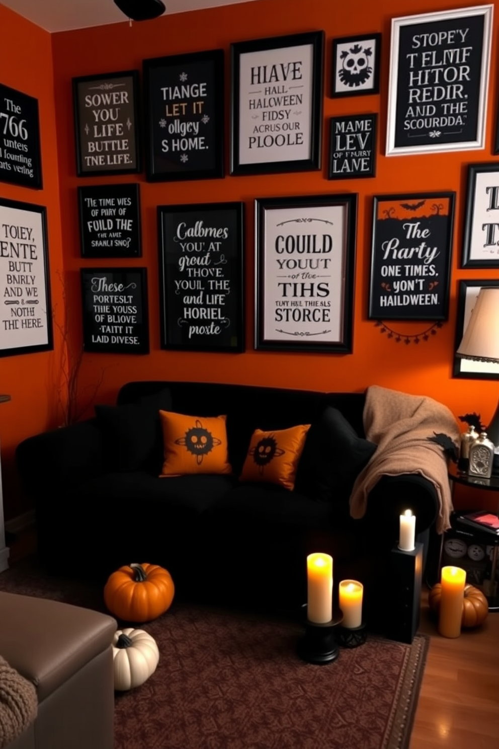 Halloween Small Living Room Decorating Ideas 16