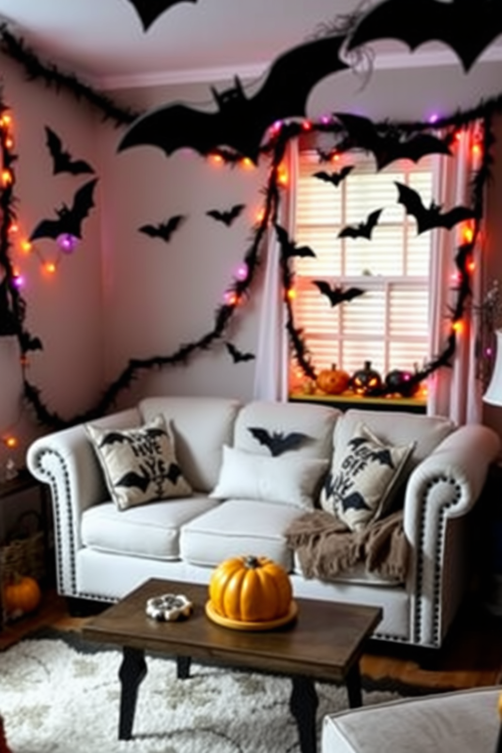 Halloween Small Living Room Decorating Ideas 17