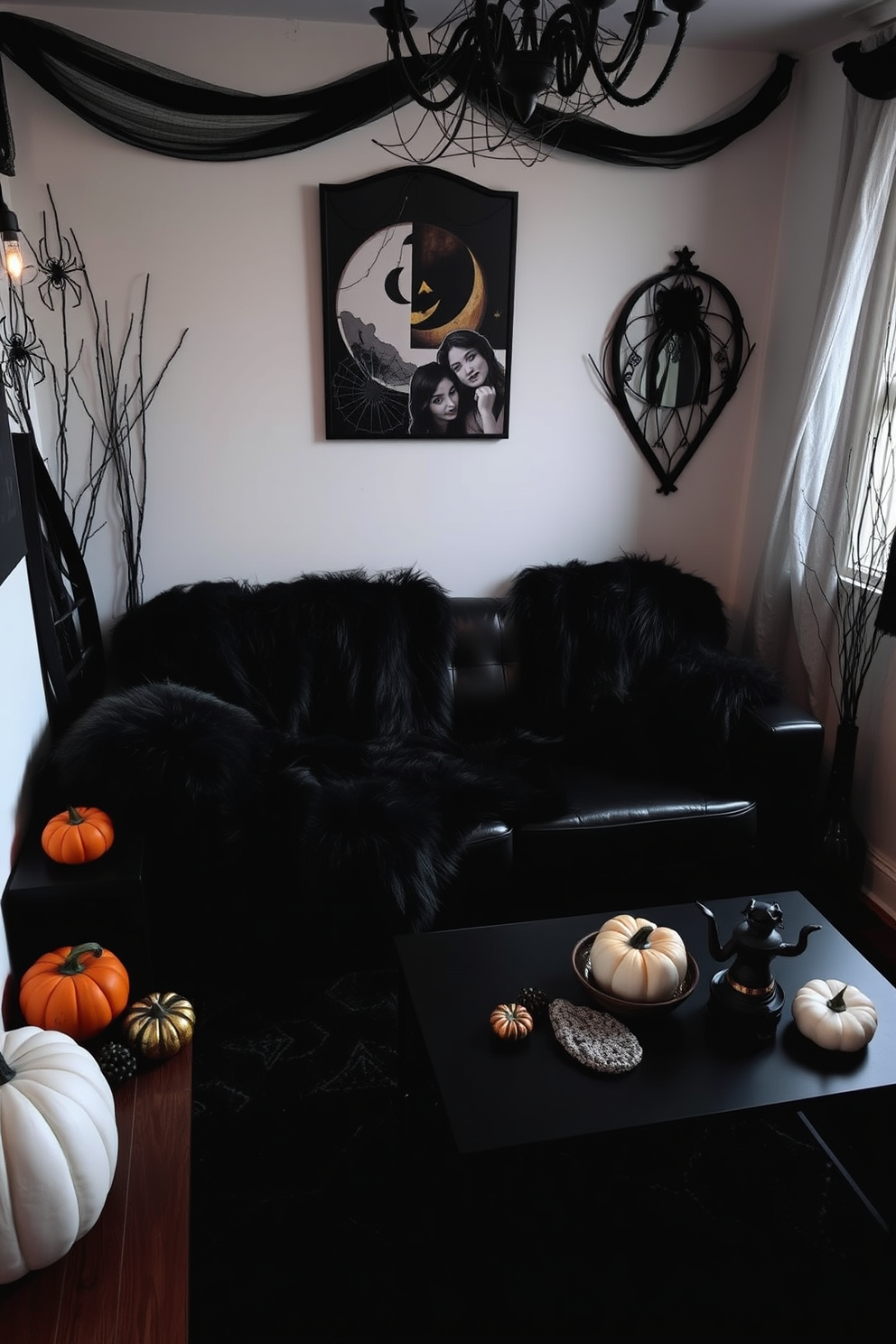 Halloween Small Living Room Decorating Ideas 22