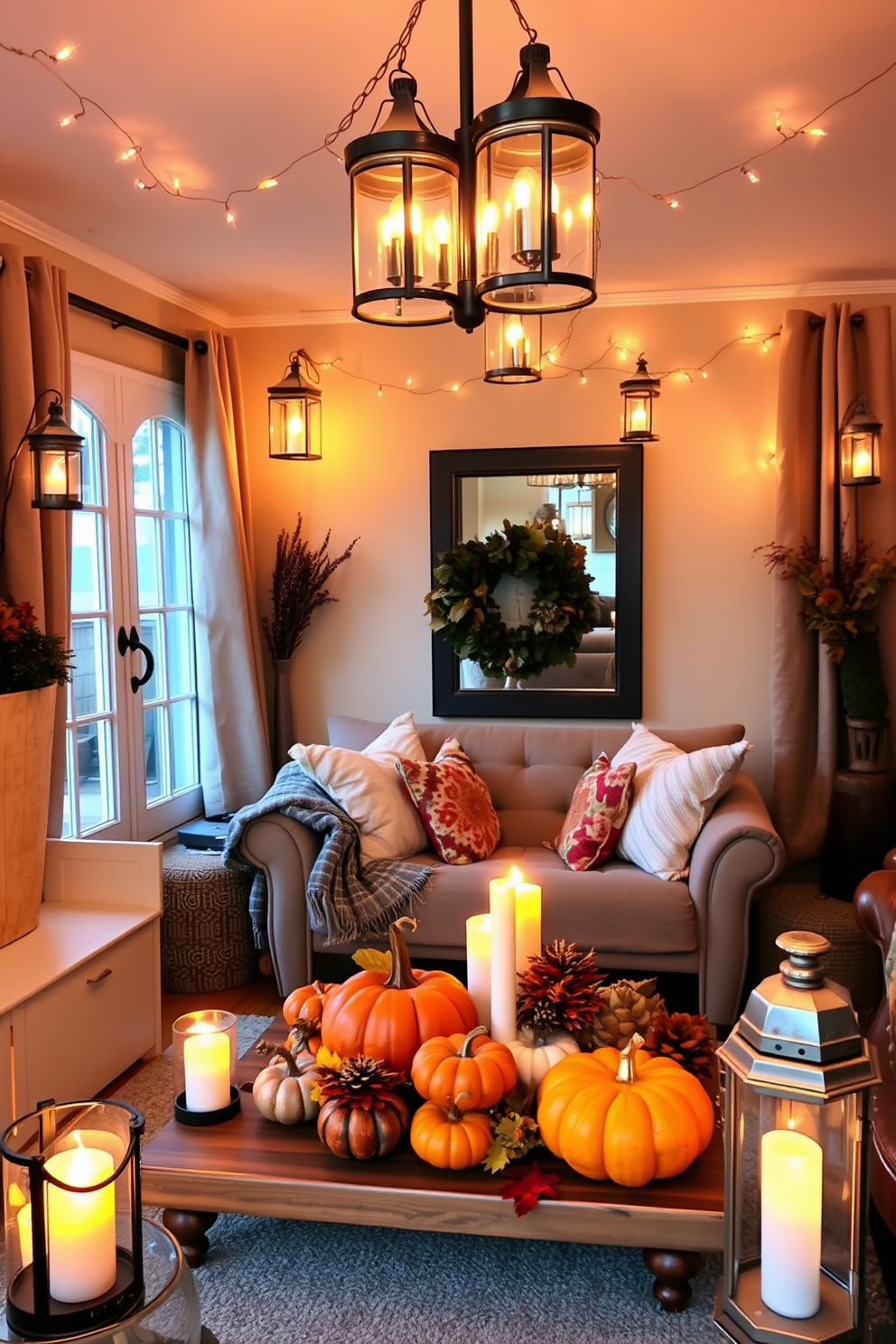 Halloween Small Living Room Decorating Ideas 23