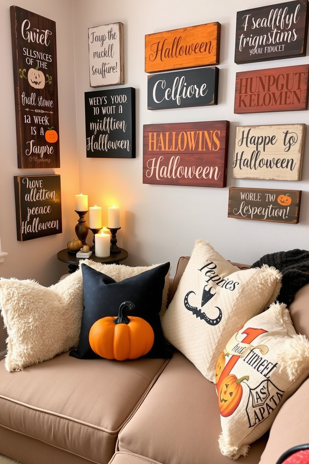 Halloween Small Living Room Decorating Ideas 24