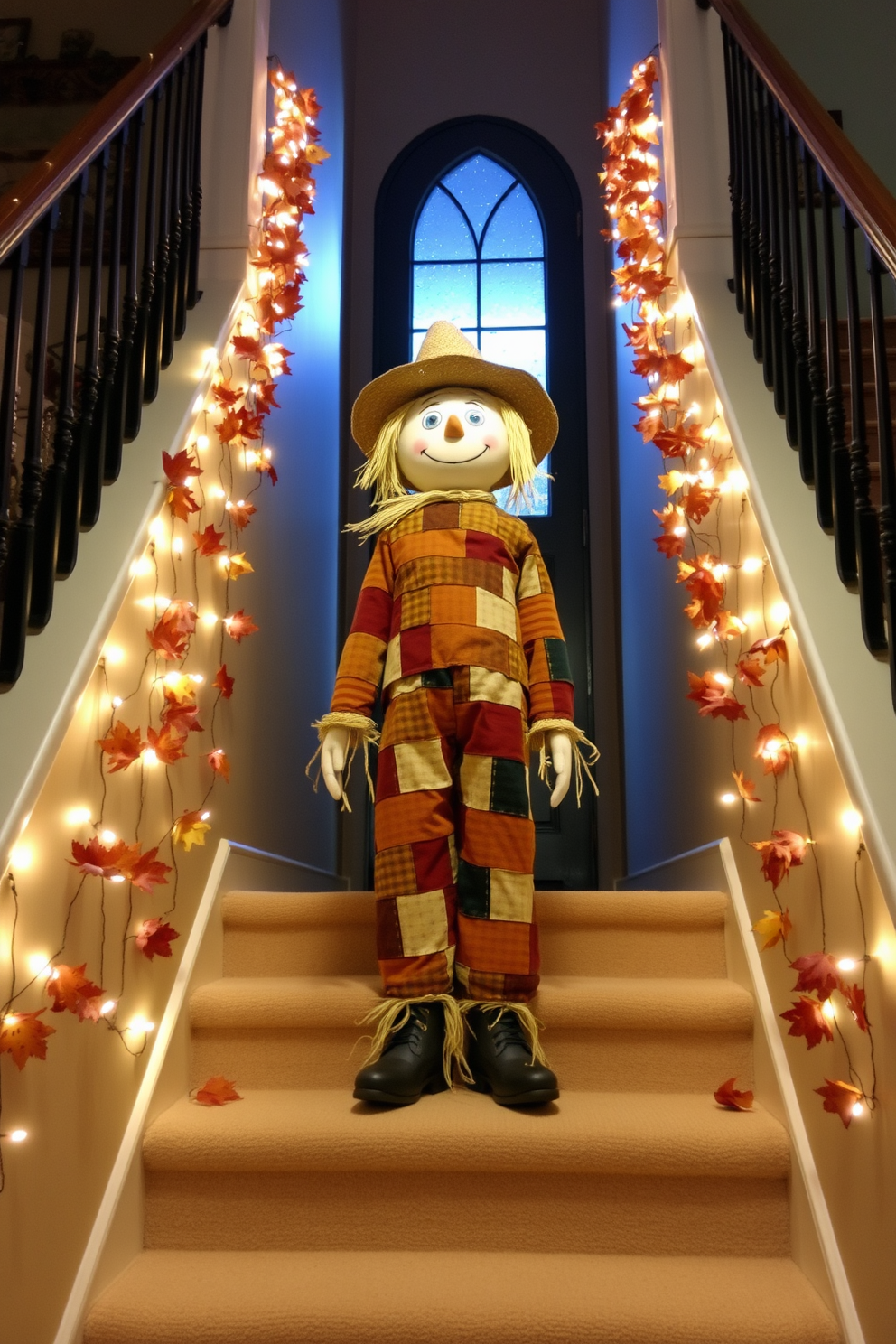 Halloween Staircase Decorating Ideas 12