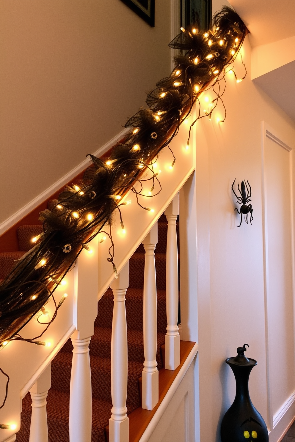 Halloween Staircase Decorating Ideas 21