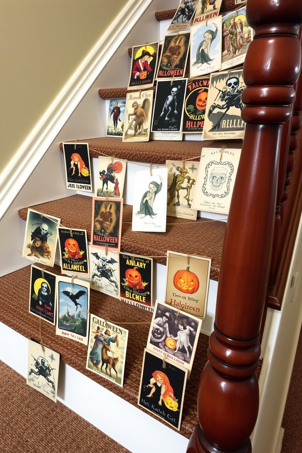 Halloween Staircase Decorating Ideas 22