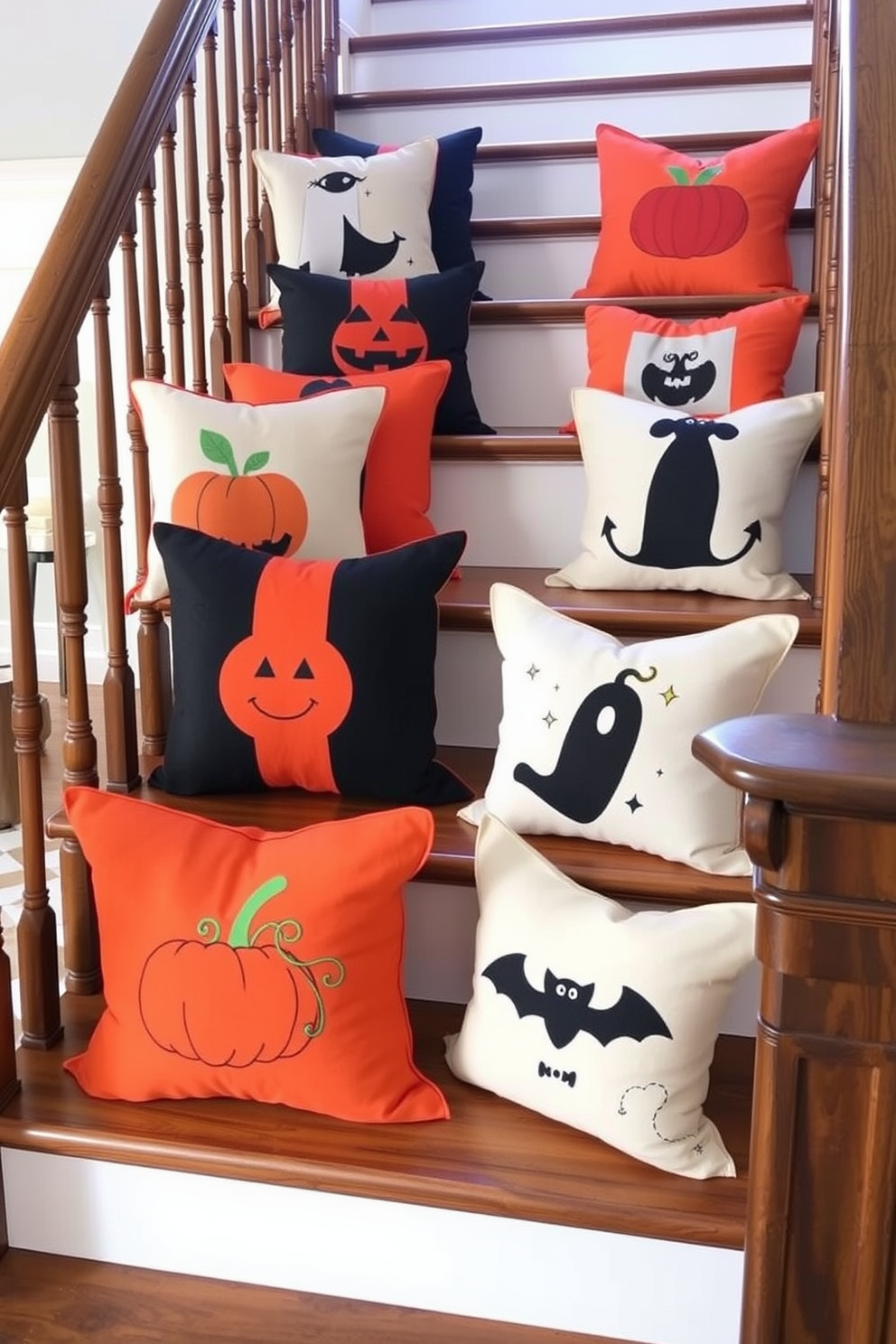 Halloween Staircase Decorating Ideas 28