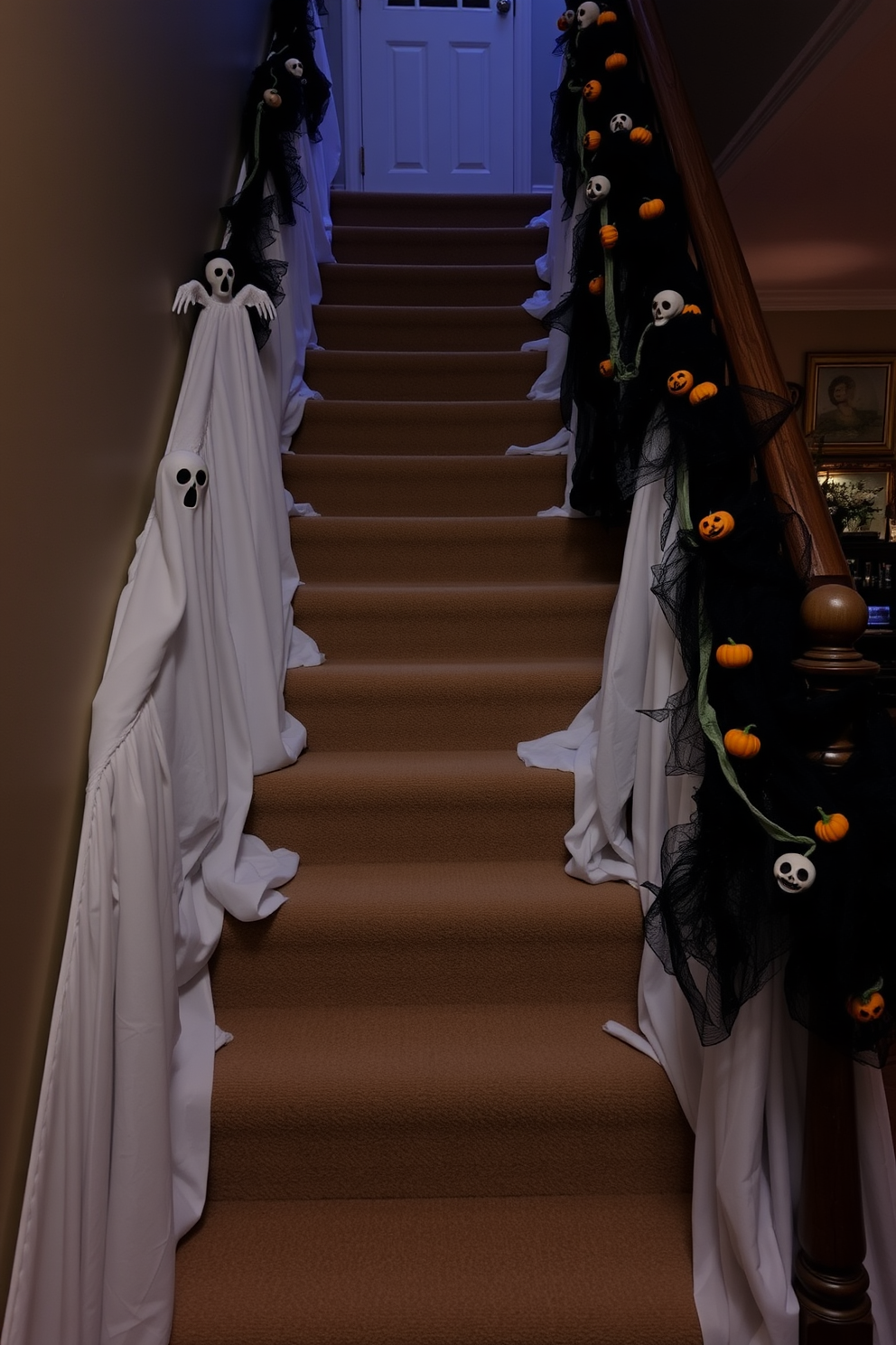 Halloween Staircase Decorating Ideas 3