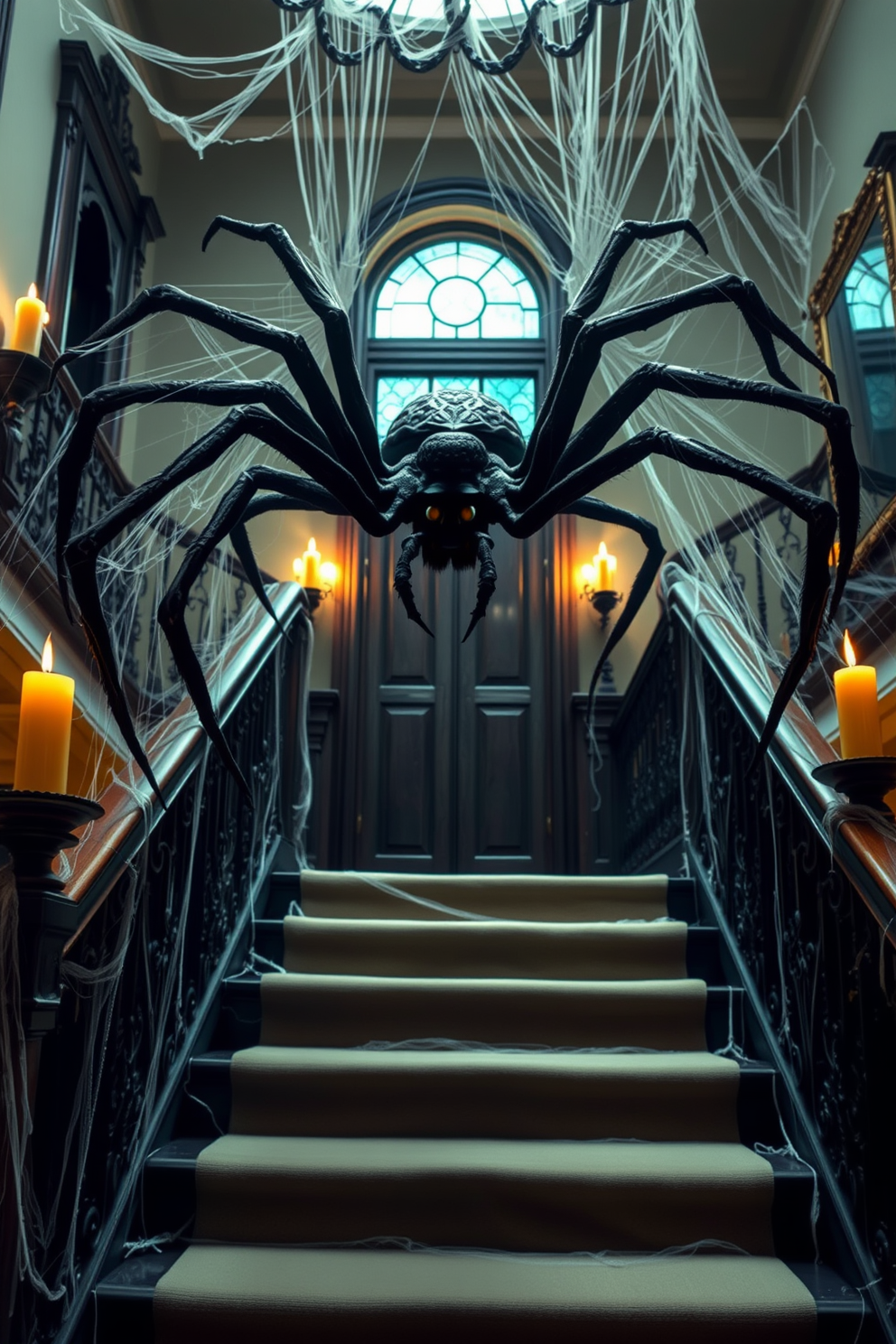 Halloween Staircase Decorating Ideas 30