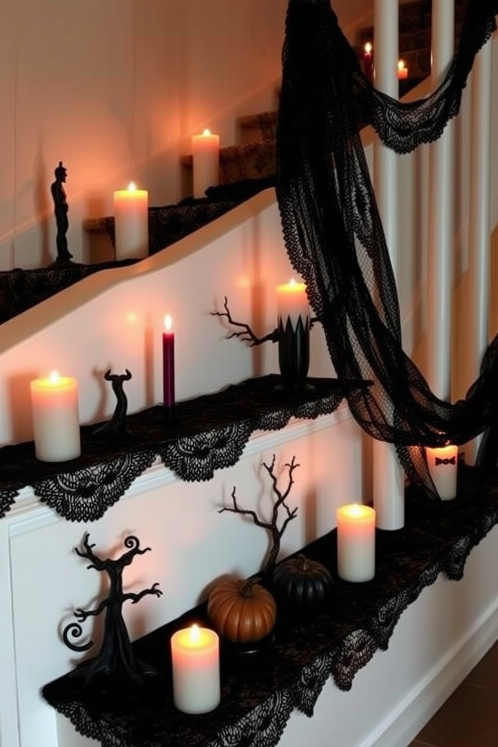 Halloween Staircase Decorating Ideas 4