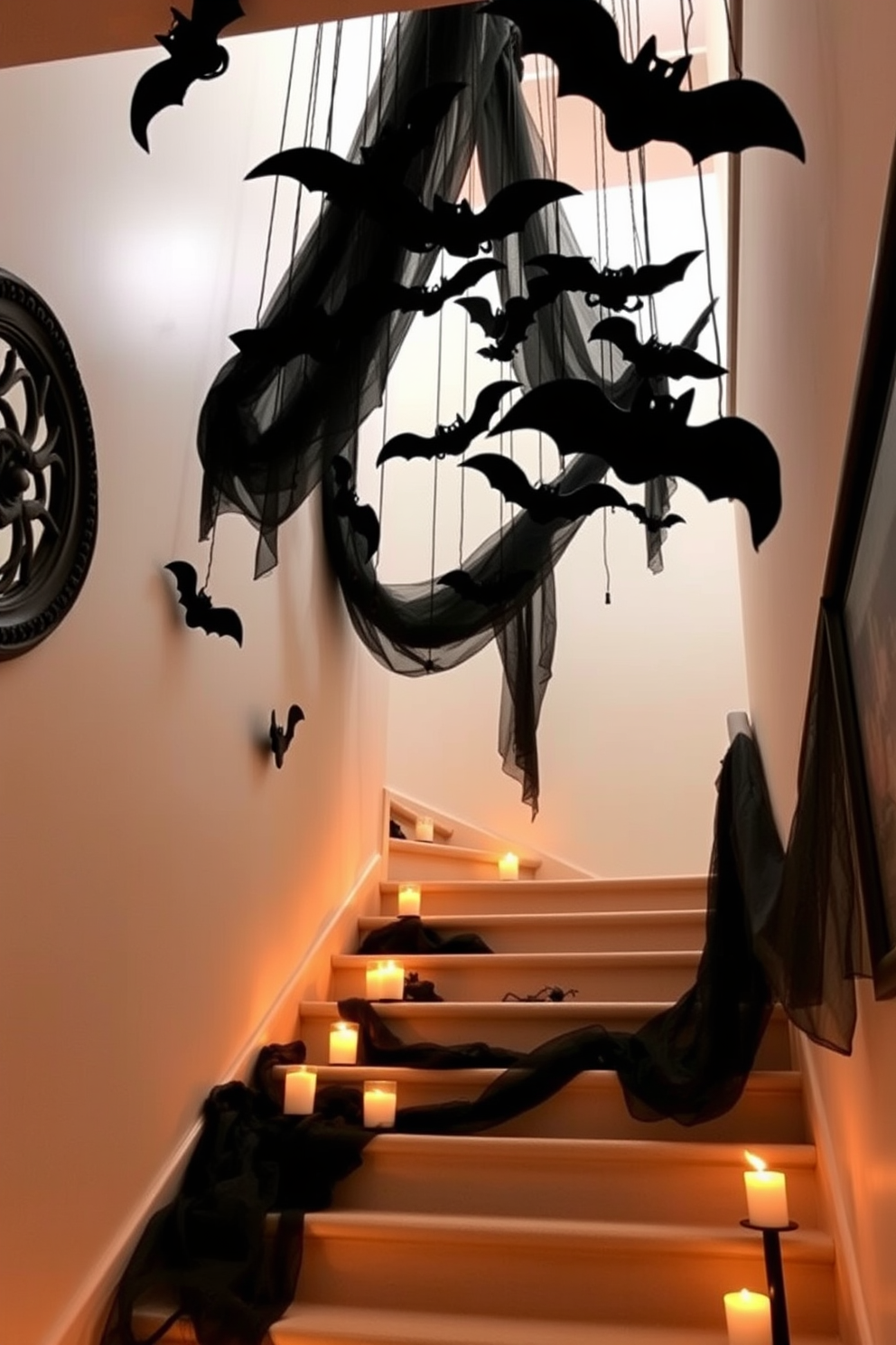 Halloween Staircase Decorating Ideas 6