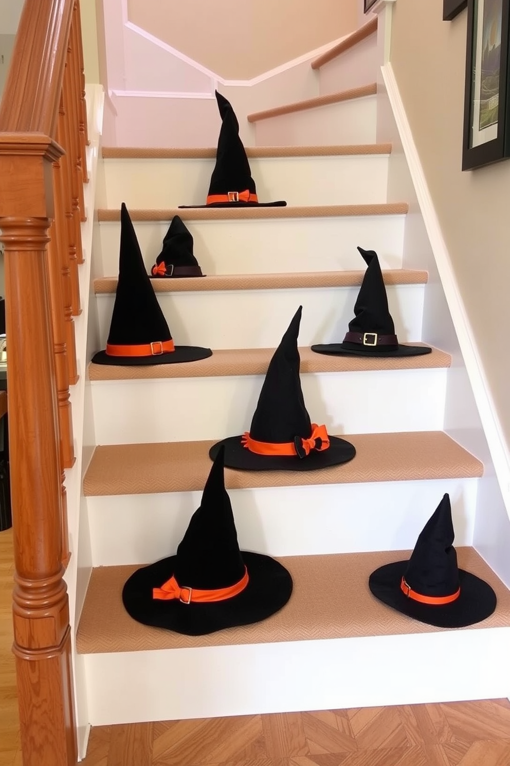 Halloween Staircase Decorating Ideas 8