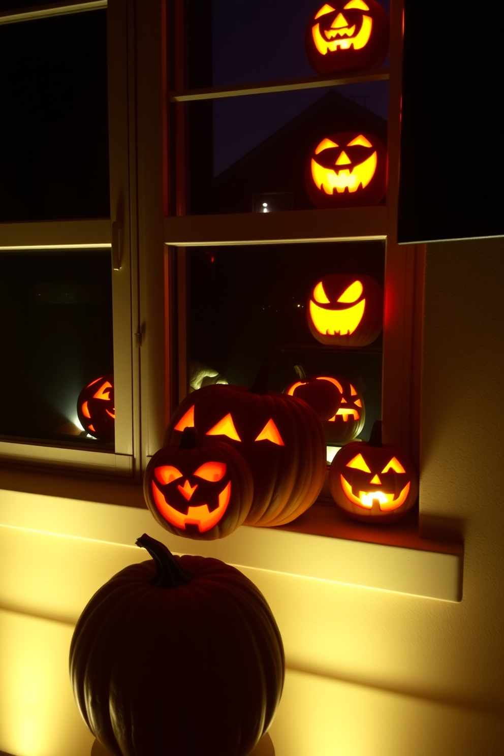 Halloween Window Decorating Ideas 7