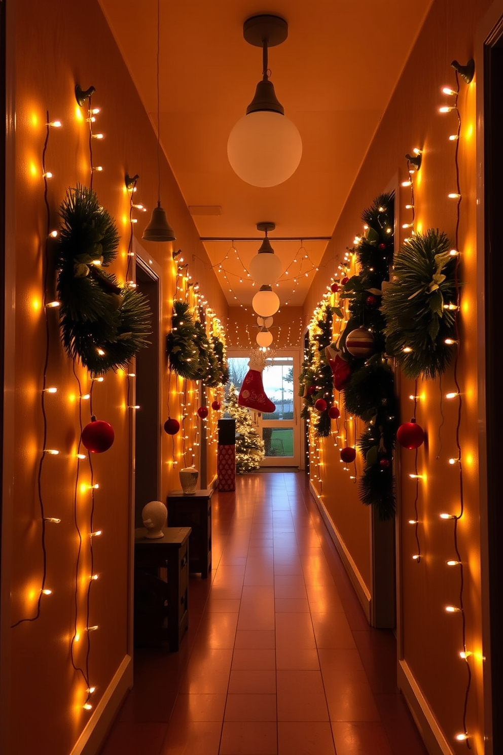 Hallway Christmas Decorating Ideas 1