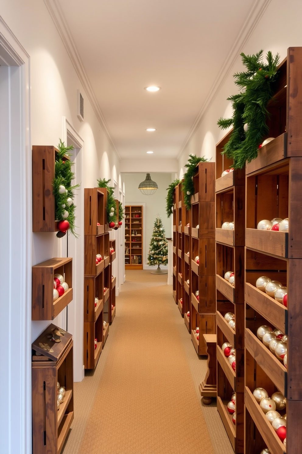 Hallway Christmas Decorating Ideas 25