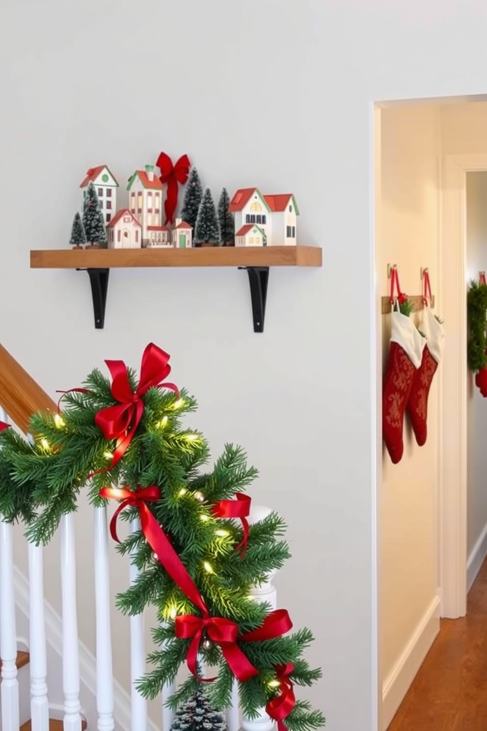 Hallway Christmas Decorating Ideas 26