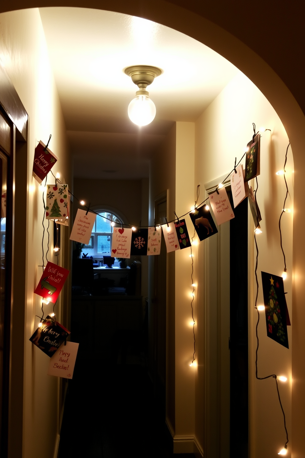 Hallway Christmas Decorating Ideas 29