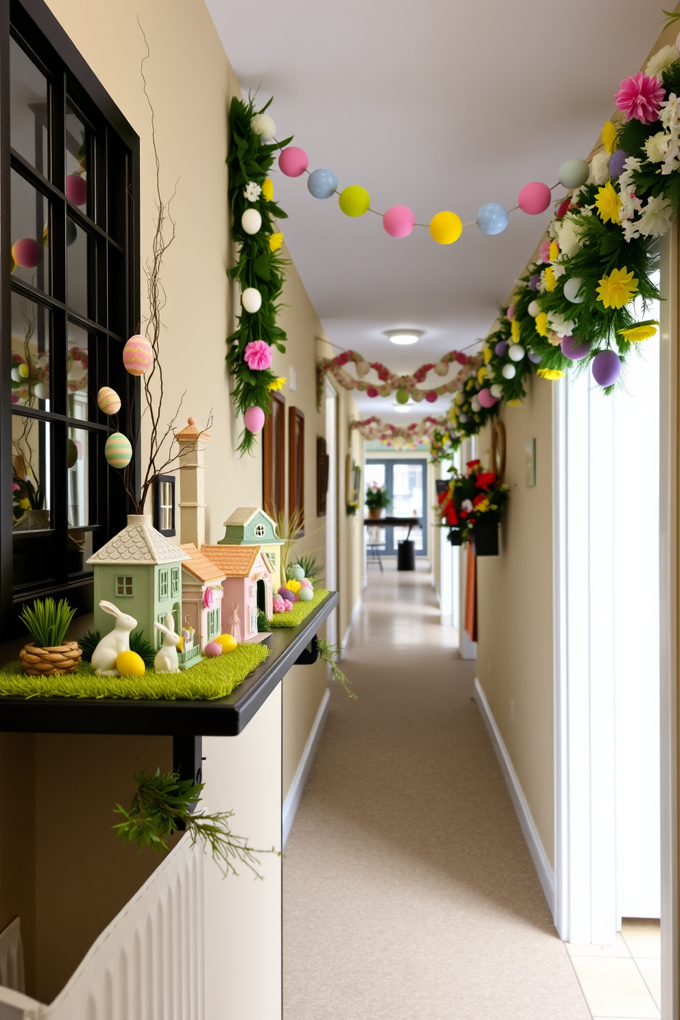 Hallway Easter Decorating Ideas 21