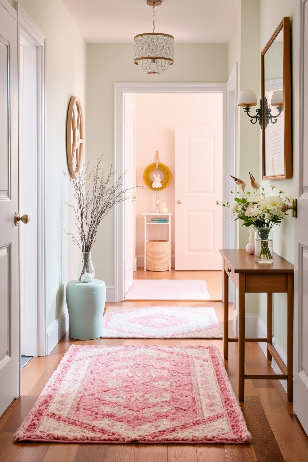 Hallway Easter Decorating Ideas 22