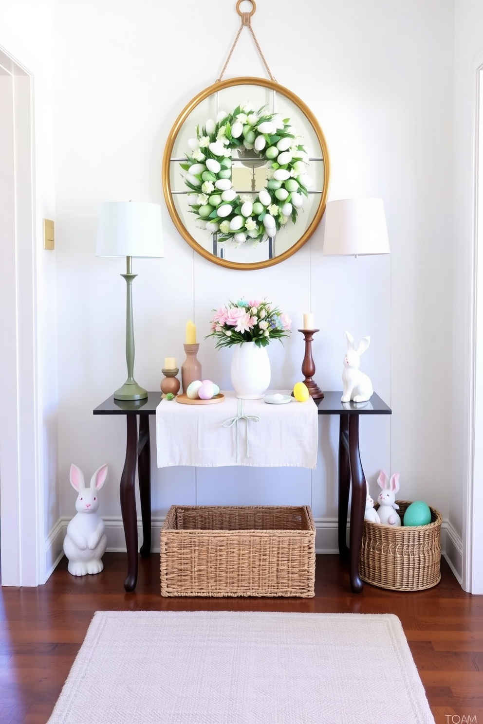 Hallway Easter Decorating Ideas 25