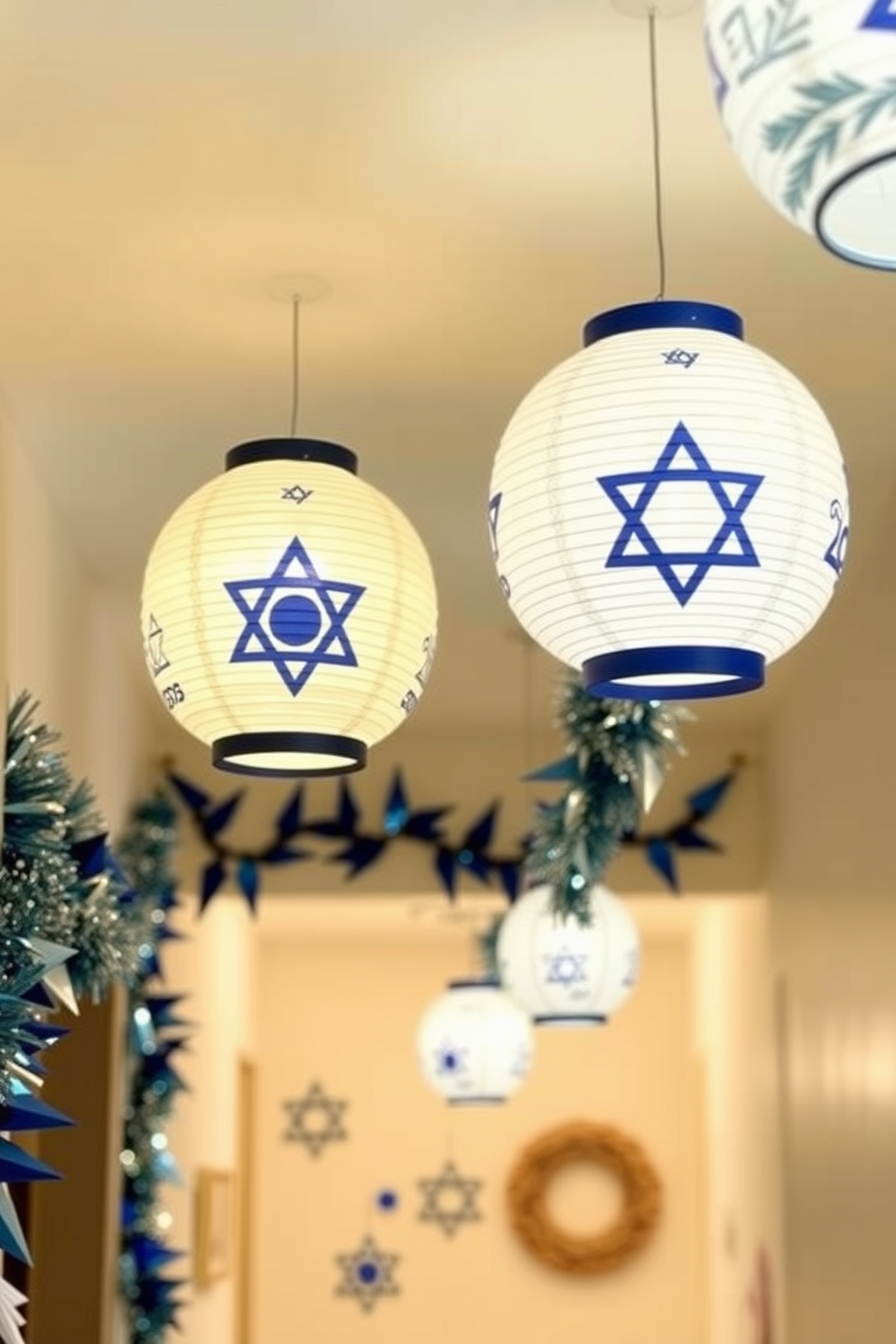 Hallway Hanukkah Decorating Ideas 10