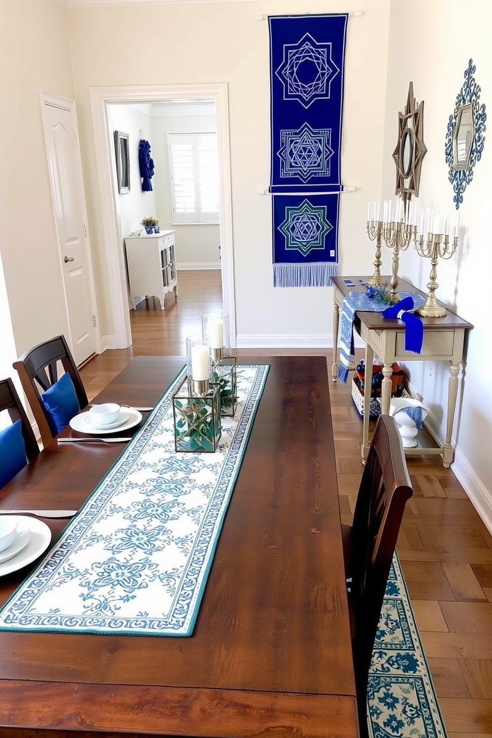 Hallway Hanukkah Decorating Ideas 16