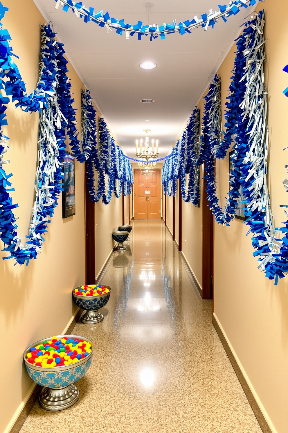 Hallway Hanukkah Decorating Ideas 22