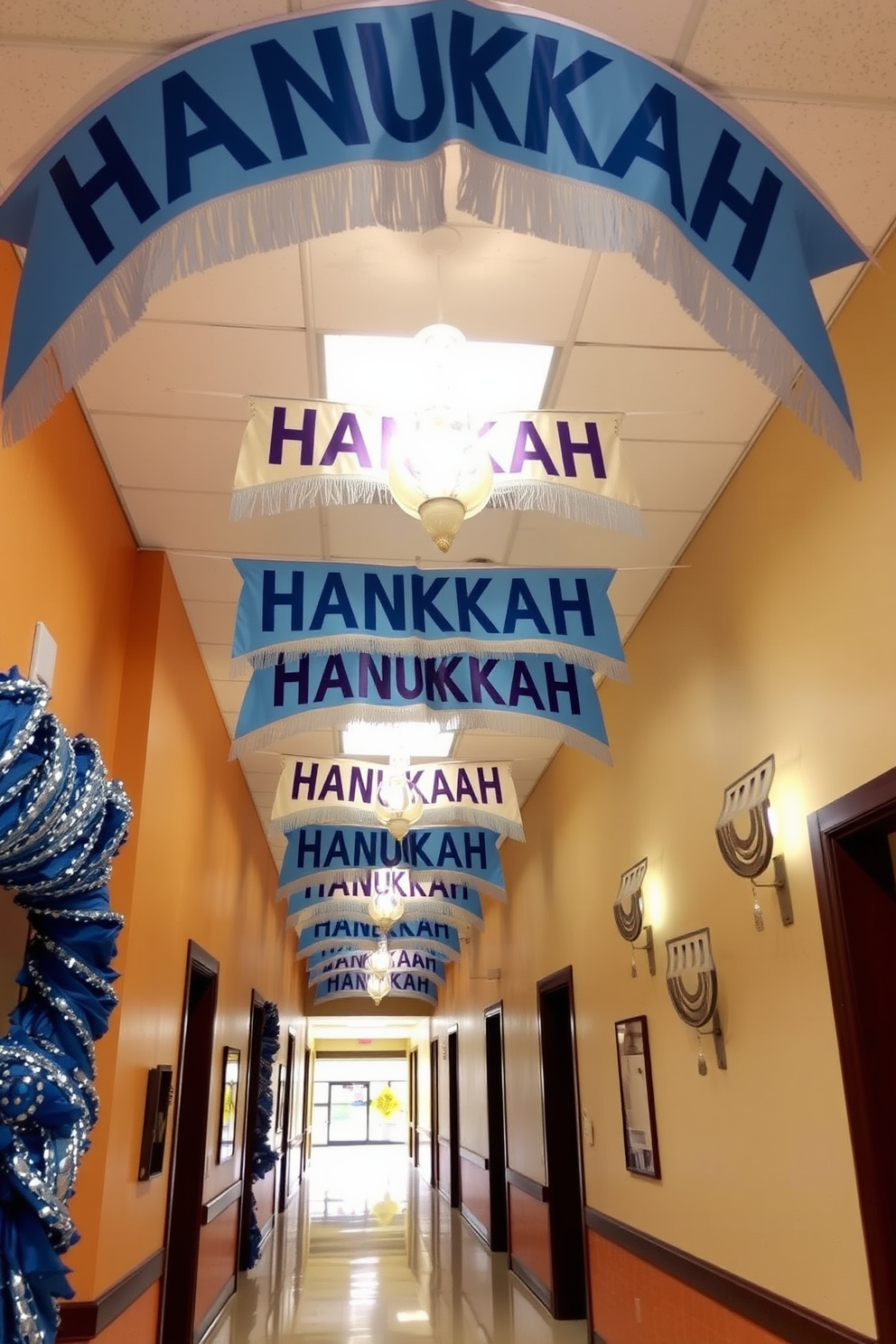 Hallway Hanukkah Decorating Ideas 4