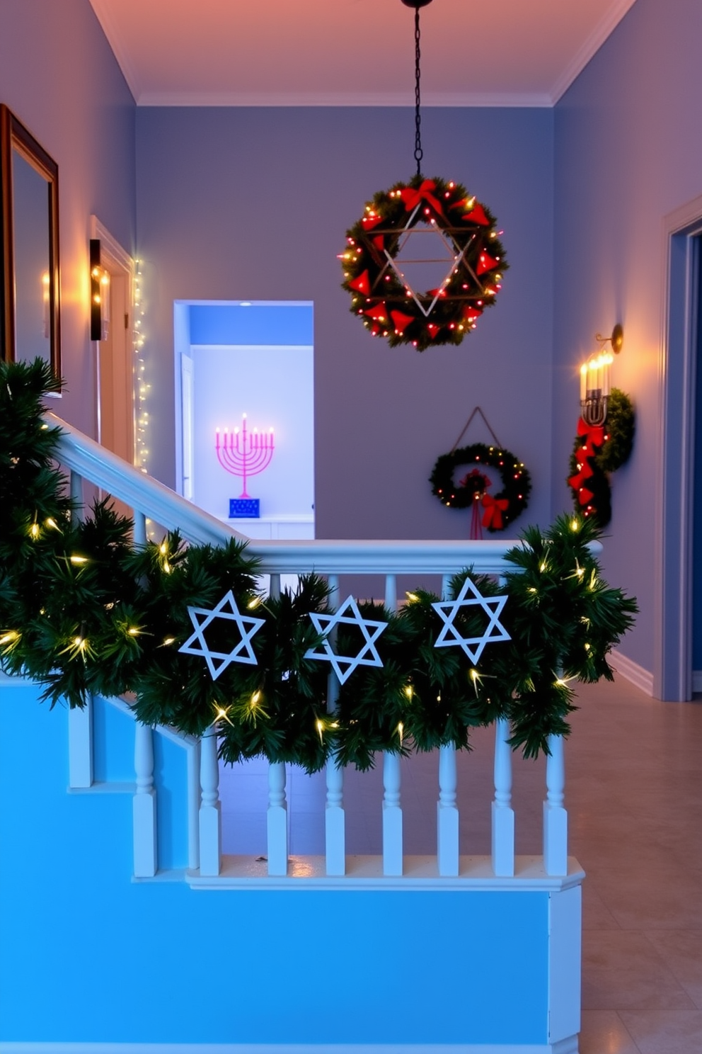 Hallway Hanukkah Decorating Ideas 8