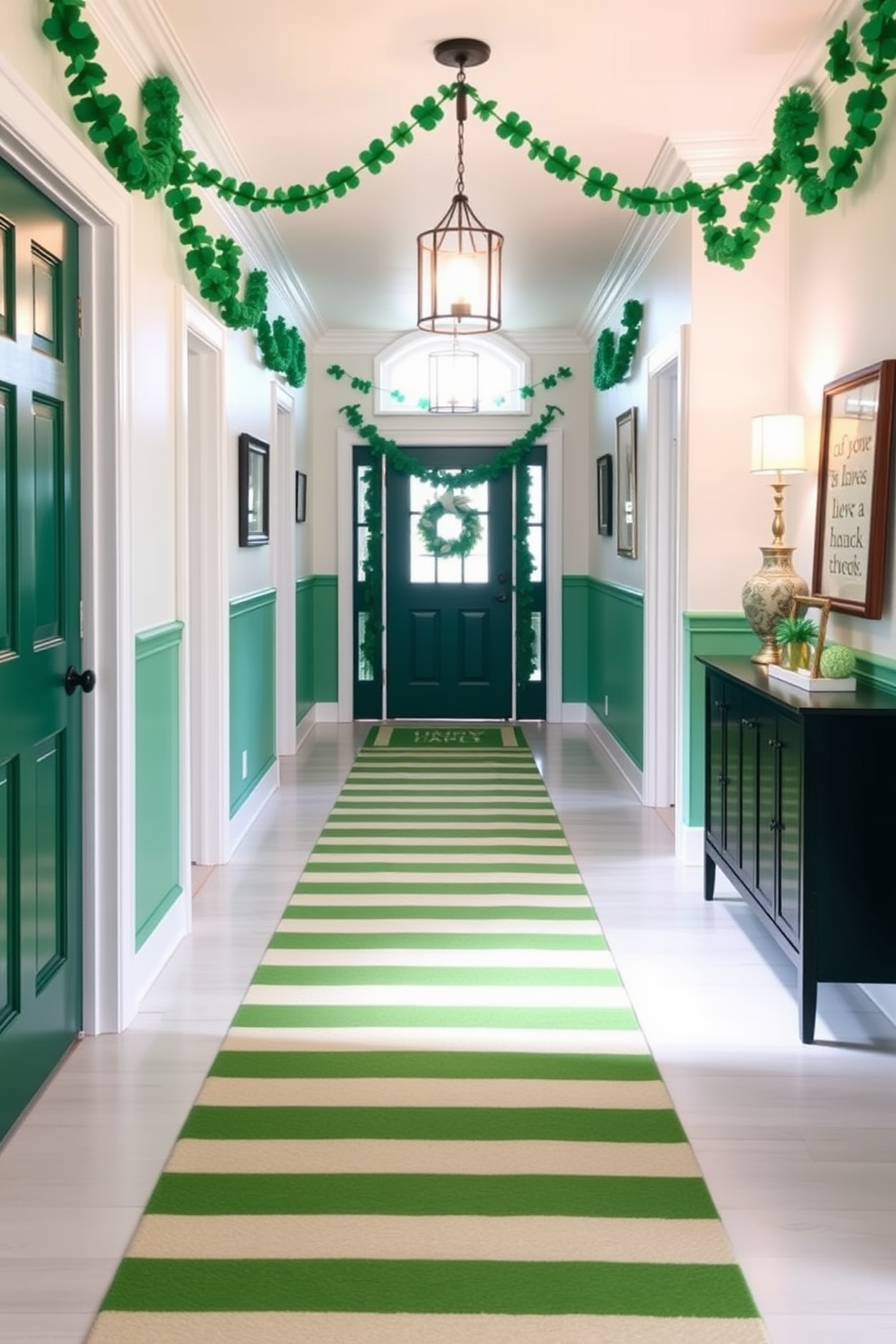 Hallway St Patricks Day Decorating Ideas 20