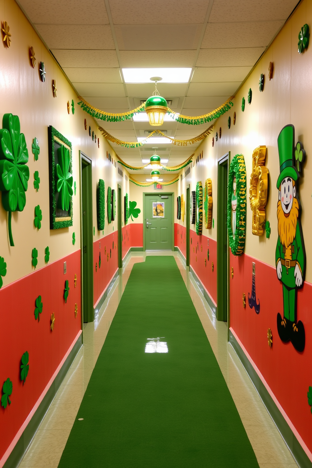 Hallway St Patricks Day Decorating Ideas 6