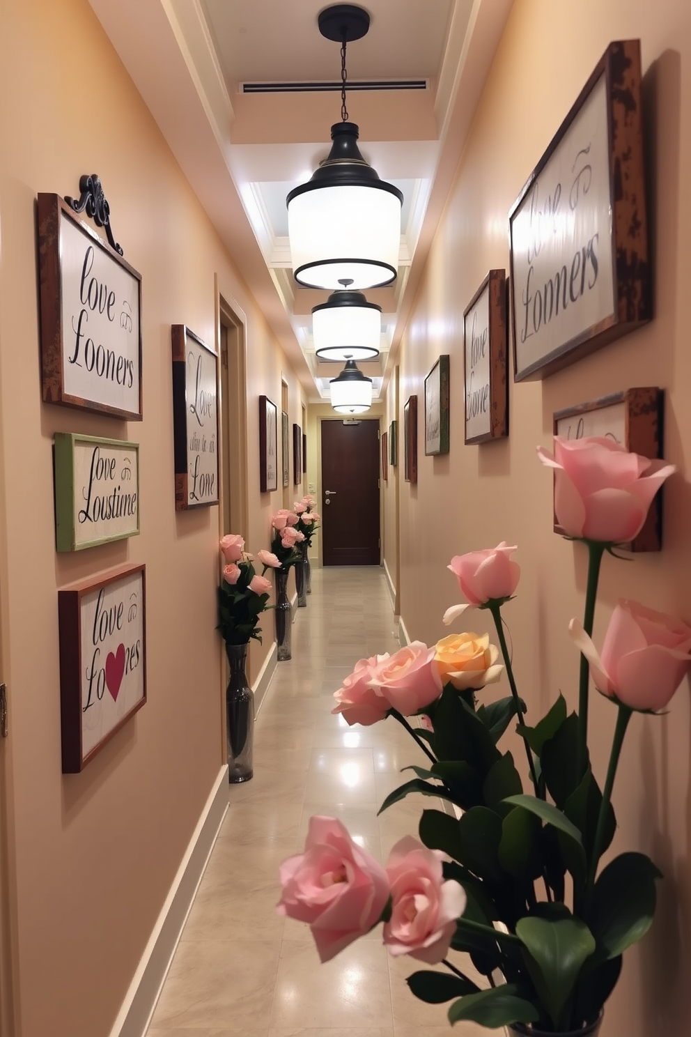 Hallway Valentines Day Decorating Ideas 19