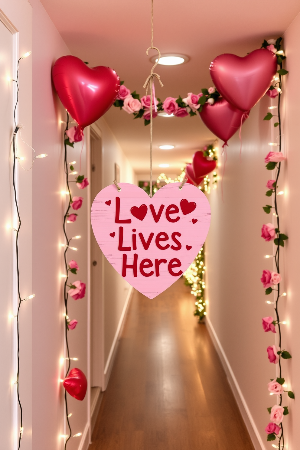 Hallway Valentines Day Decorating Ideas 24